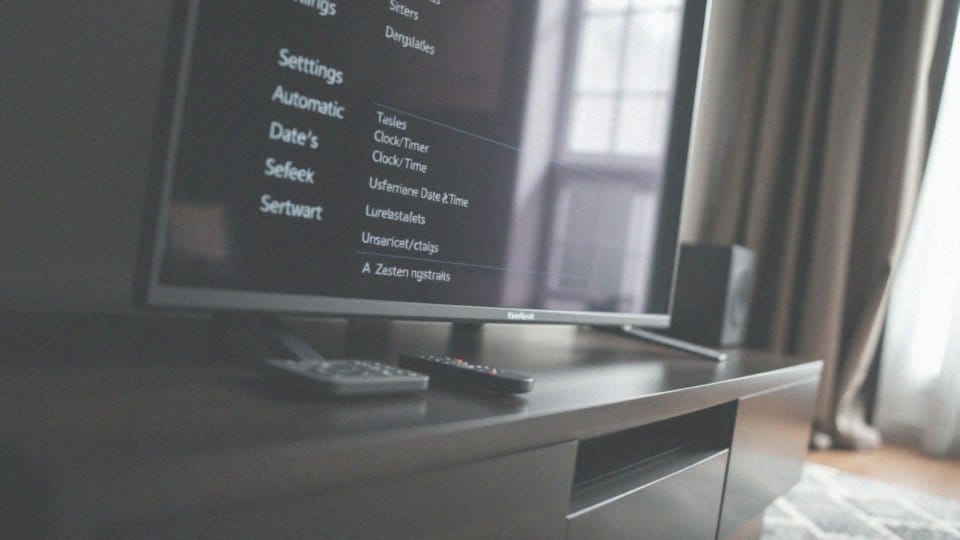 Jak sprawdzić, czy telewizor pobiera informacje o czasie z sygnału?