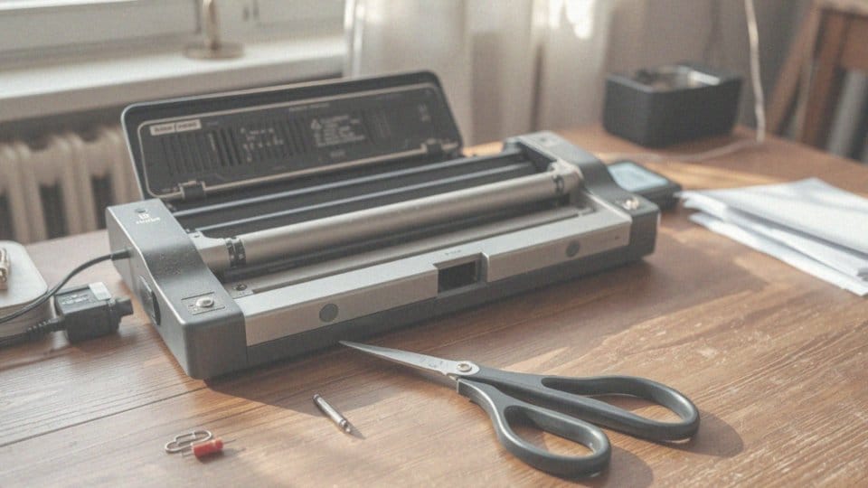 Jak rozkręcić laminator w celu usunięcia zaciętej folii?