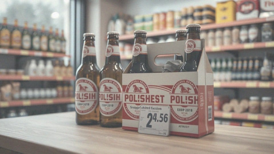 Czy kaucja za butelki wpływa na cenę czteropaku piwa?