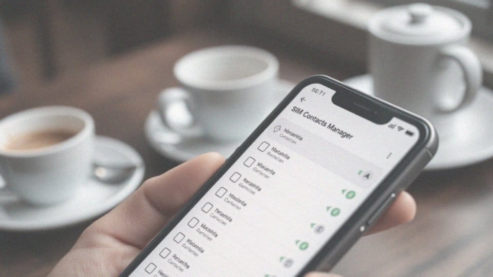 Jak używać aplikacji SIM Contacts Manager do usunięcia kontaktów?