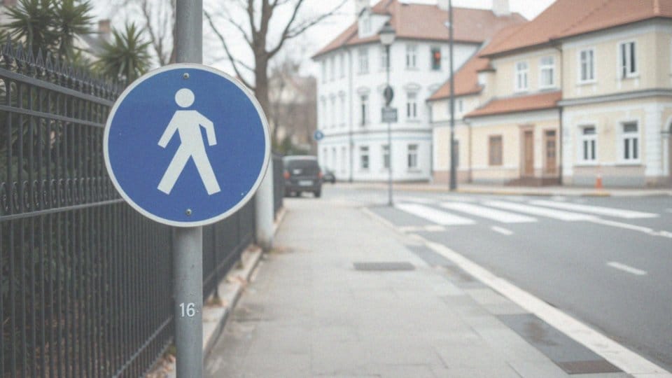 Jakie znaki nakazu istnieją dla pieszych?