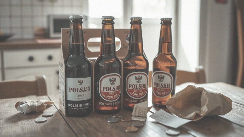Jak kształtuje się cena za litr czteropaku piwa?
